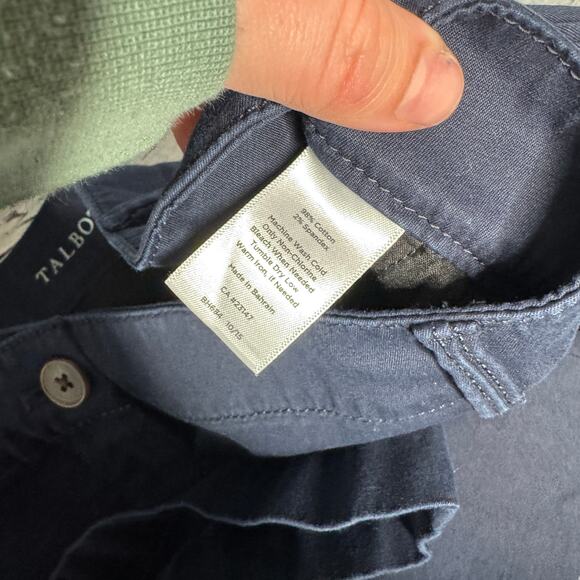 Talbots Woman Weekend Chino Pants Navy Blue Size 16W - Picture 4 of 8